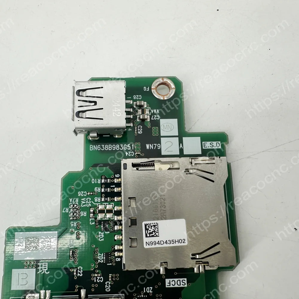 Mitsubishi WN792 model marking and PCB revision detail